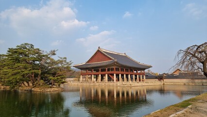 Fototapeta premium pavilion in the garden