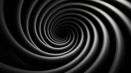Hypnotic image of a spiral abstract background pattern in dynamic motion.