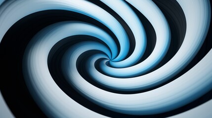 Hypnotic image of a spiral abstract background pattern in dynamic motion.
