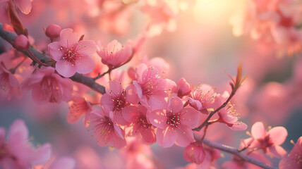 Petal Dance: The Elegance of Cherry Blossoms