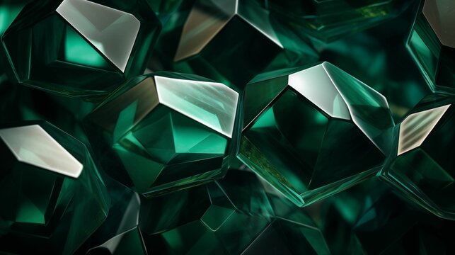 Image of an emerald gem texture.