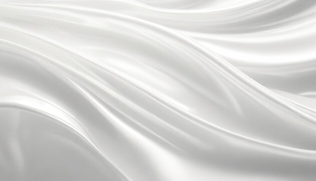 白いシルク生地の布地のテクスチャ,Generative AI AI画像 © bigfoot