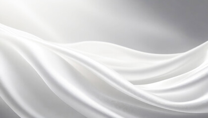 Obraz premium 白いシルク生地の布地のテクスチャ,Generative AI AI画像