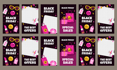 black friday sales vector illustration flat design