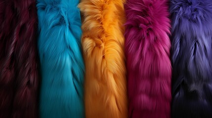 Image of colorful fur.