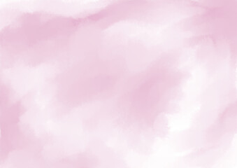 ピンクの水彩滲みテクスチャーイラスト
