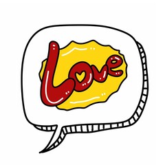 art cartoon doodle love heart