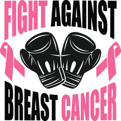 Breast cancer t shirt design, breast cancer illustration