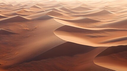 Sand dunes in the Sahara desert, Morocco. Panorama. - obrazy, fototapety, plakaty