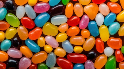Image of vibrant and delicious jelly beans.