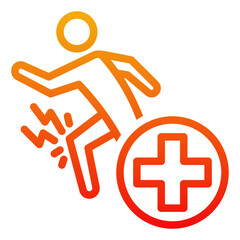 Obraz premium Running Injury