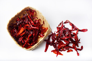 Red chilies that are dried so they last longer are used as a cooking spice