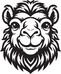Camel Face Vector Design