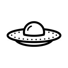 UFO in line style