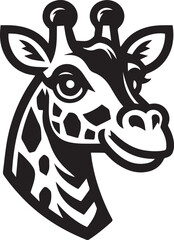 Giraffe Face Vector Design