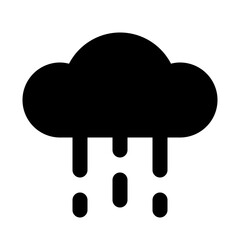 Drizzling Solid Icon
