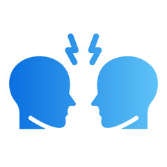 conflict gradient icon