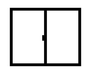 窓のシルエット