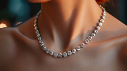 diamond neckles, generative ai