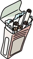 タバコ（tobacco）(PNG)