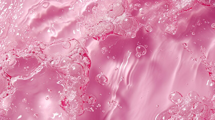 a pink water background, generative ai