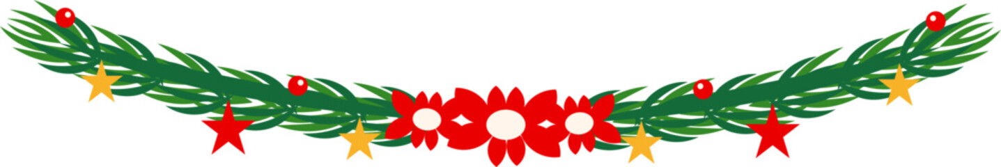 Green Christmas Border