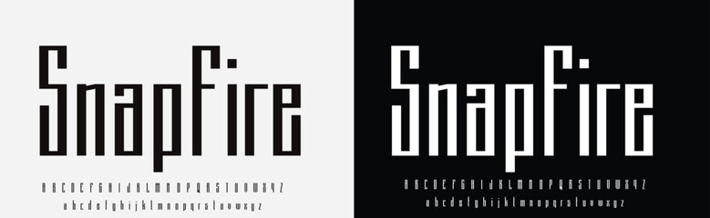 modern, futuristic modern geometric font