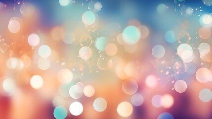 Fototapeta premium Pastel Background Bokeh, generative ai, 