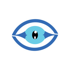 eye logo vector icon element for business template