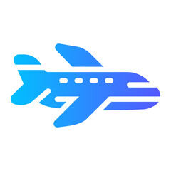 plane Gradient icon