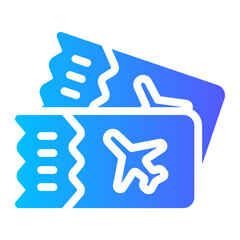 ticket Gradient icon