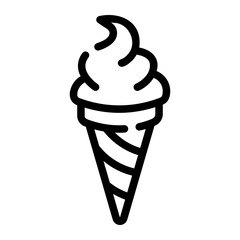 ice cream Line Icon