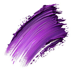 Purple color Smudge, isolated PNG object