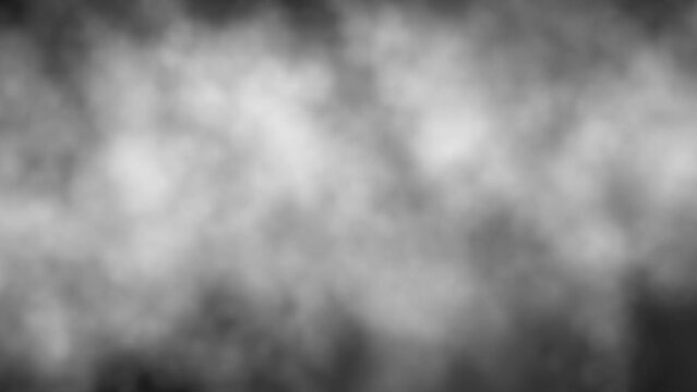 4K けむり 雲 スモーク 煙 水蒸気 雲海 