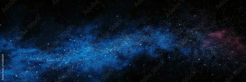 Wall mural milky way space scene background. night sky with star fields and nebula. for game or technology back