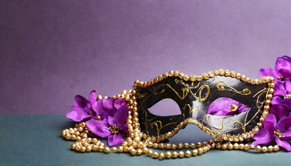 venetian carnival mask, Sculpted Radiance: Pedestal Podium with Shiny Blue Accents