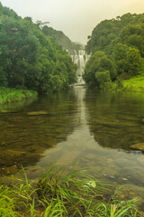 Fototapeta na wymiar Pdem falls in Khliehasem, Meghalaya India Northeast India Asia