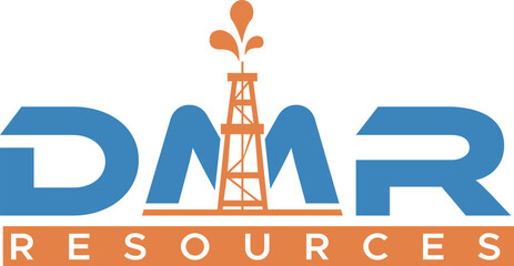 DMR Resources oil  &   gas  industrial   company logo design icon element vector