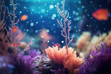Fototapeta na wymiar Underwater Garden: Coral resembling a well-tended garden.