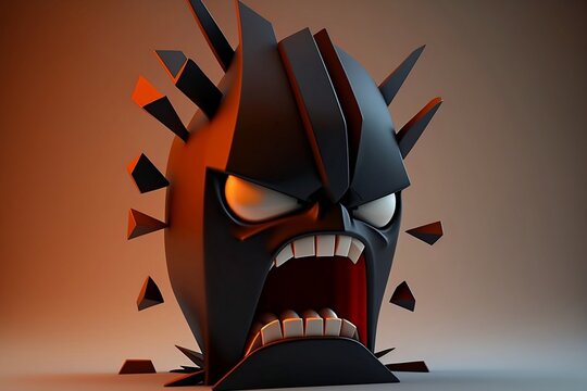 Angry emoticon, emoji

