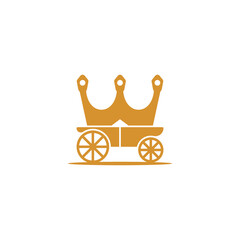 Fototapeta na wymiar wagon king modern logo designs