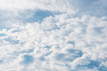 cloudy blue sky