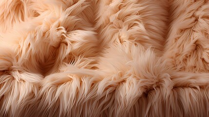 Faux fur texture with a soft and fluffy appearance - obrazy, fototapety, plakaty