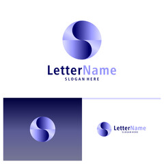 Modern letter S logo design vector. Creative S logo concepts template
