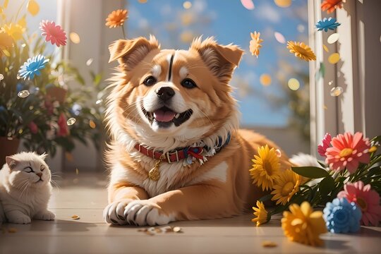 Happy dog