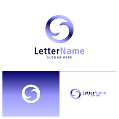 Modern letter S logo design vector. Creative S logo concepts template