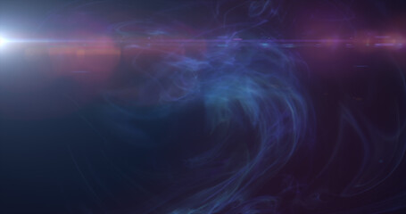 Purple energy cosmic dust and wave lines futuristic magical glowing bright. Abstract background