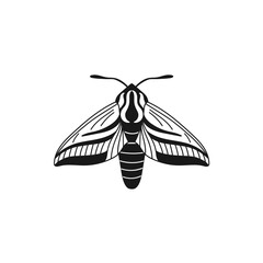 Butterfly silhouette. Y2k aesthetic, hand drawn. Vector graphics in trendy retro 2000s style.
