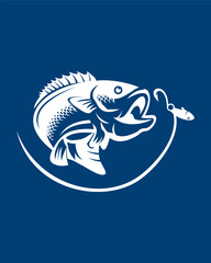 fishing logo , fish logo vector