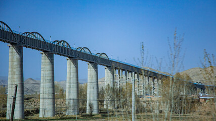 Lanzhou City, Gansu Province-Car advertising background picture